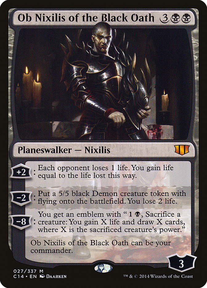 Ob Nixilis of the Black Oath [Commander 2014] | Yard's Games Ltd