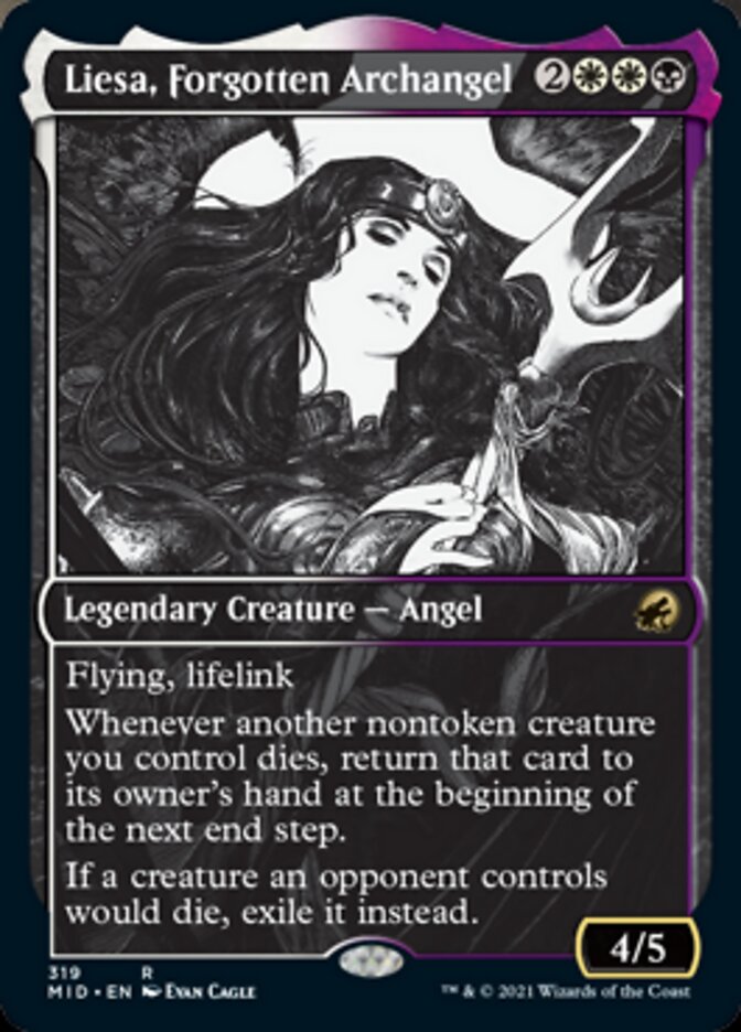 Liesa, Forgotten Archangel (Showcase Eternal Night) [Innistrad: Midnight Hunt] | Yard's Games Ltd