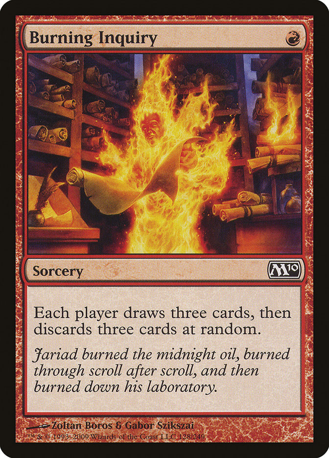 Burning Inquiry [Magic 2010] | Yard's Games Ltd