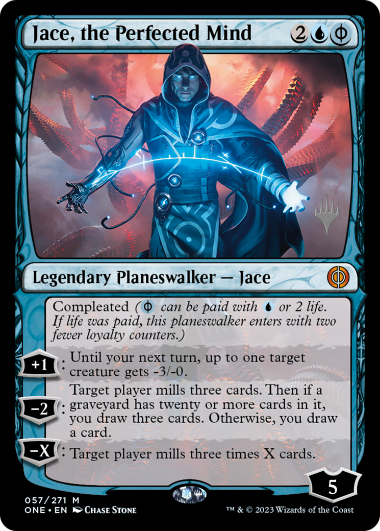 Jace, the Perfected Mind (Promo Pack) [Phyrexia: All Will Be One Promos] | Yard's Games Ltd