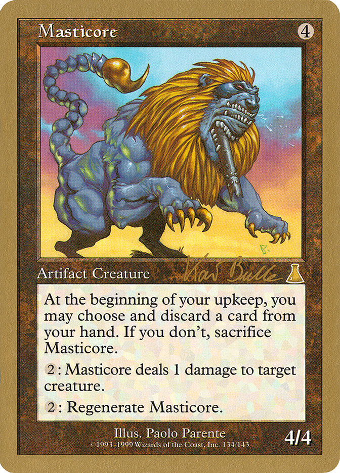 Masticore (Kai Budde) [World Championship Decks 1999] | Yard's Games Ltd