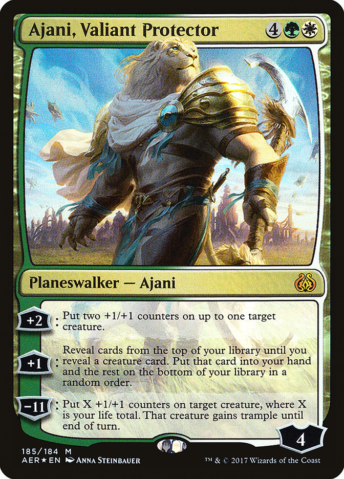 Ajani, Valiant Protector [Aether Revolt] | Yard's Games Ltd