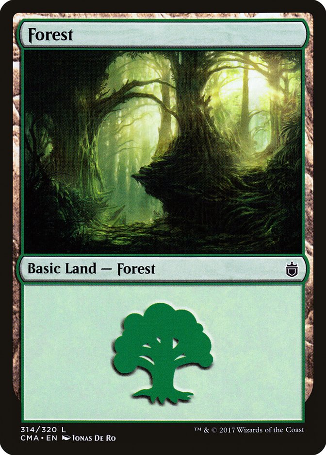 Forest (314) [Commander Anthology] | Yard's Games Ltd