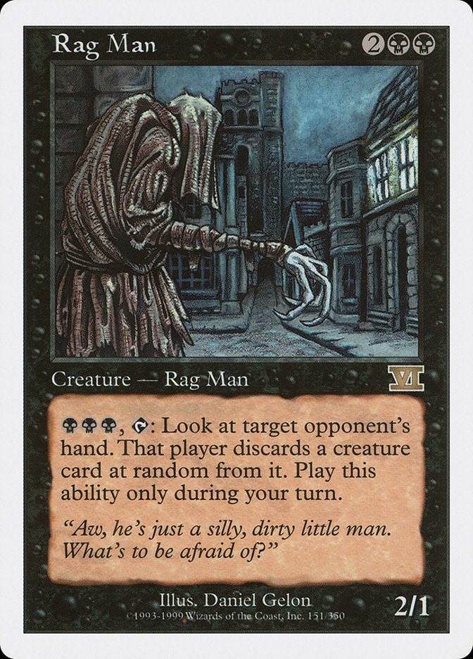 Rag Man [Classic Sixth Edition] | Yard's Games Ltd