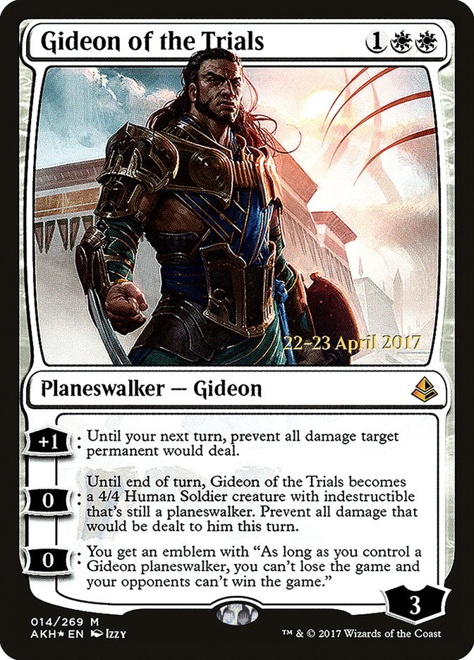 Gideon of the Trials [Amonkhet Prerelease Promos] | Yard's Games Ltd