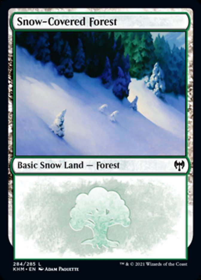 Snow-Covered Forest (284) [Kaldheim] | Yard's Games Ltd