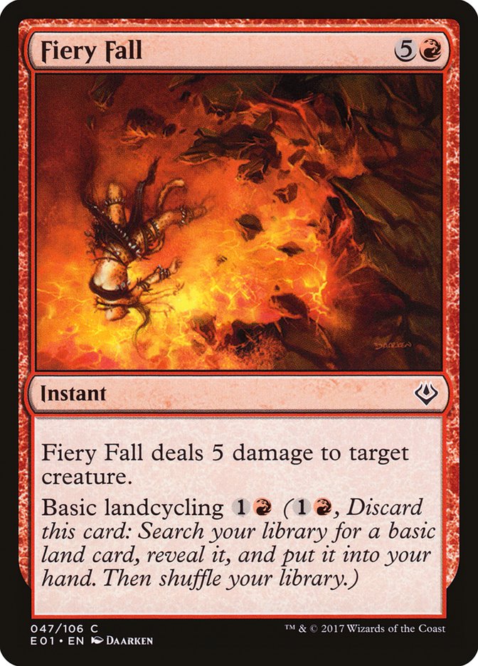 Fiery Fall [Archenemy: Nicol Bolas] | Yard's Games Ltd