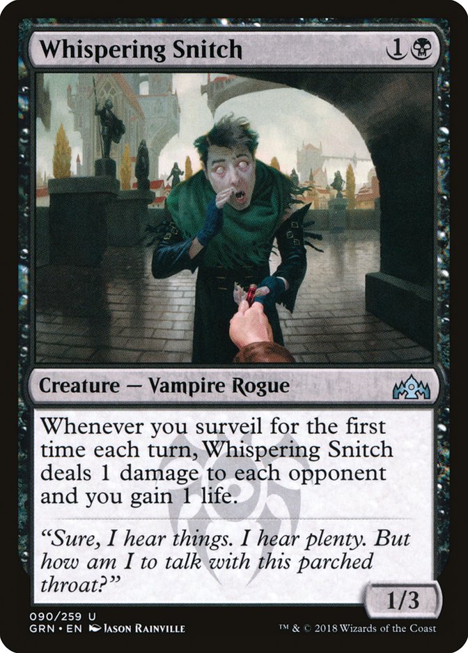 Whispering Snitch [Guilds of Ravnica] | Yard's Games Ltd