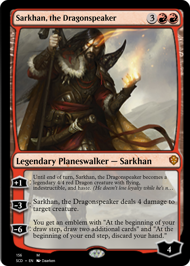 Sarkhan, the Dragonspeaker [Starter Commander Decks] | Yard's Games Ltd