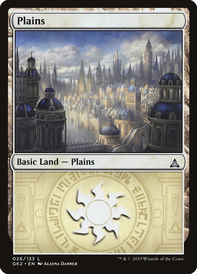 Plains (26) [Ravnica Allegiance Guild Kit] | Yard's Games Ltd