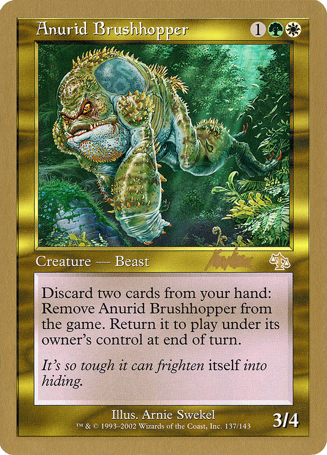 Anurid Brushhopper (Brian Kibler) [World Championship Decks 2002] | Yard's Games Ltd