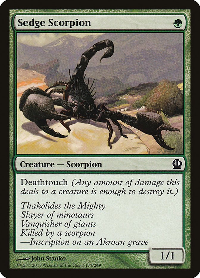 Sedge Scorpion [Theros] | Yard's Games Ltd