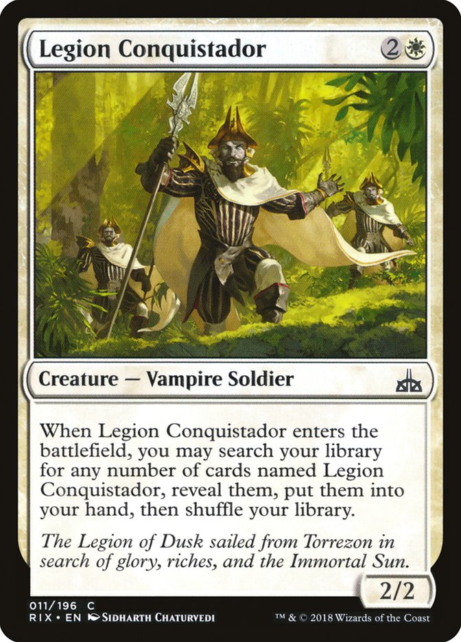 Legion Conquistador [Rivals of Ixalan] | Yard's Games Ltd