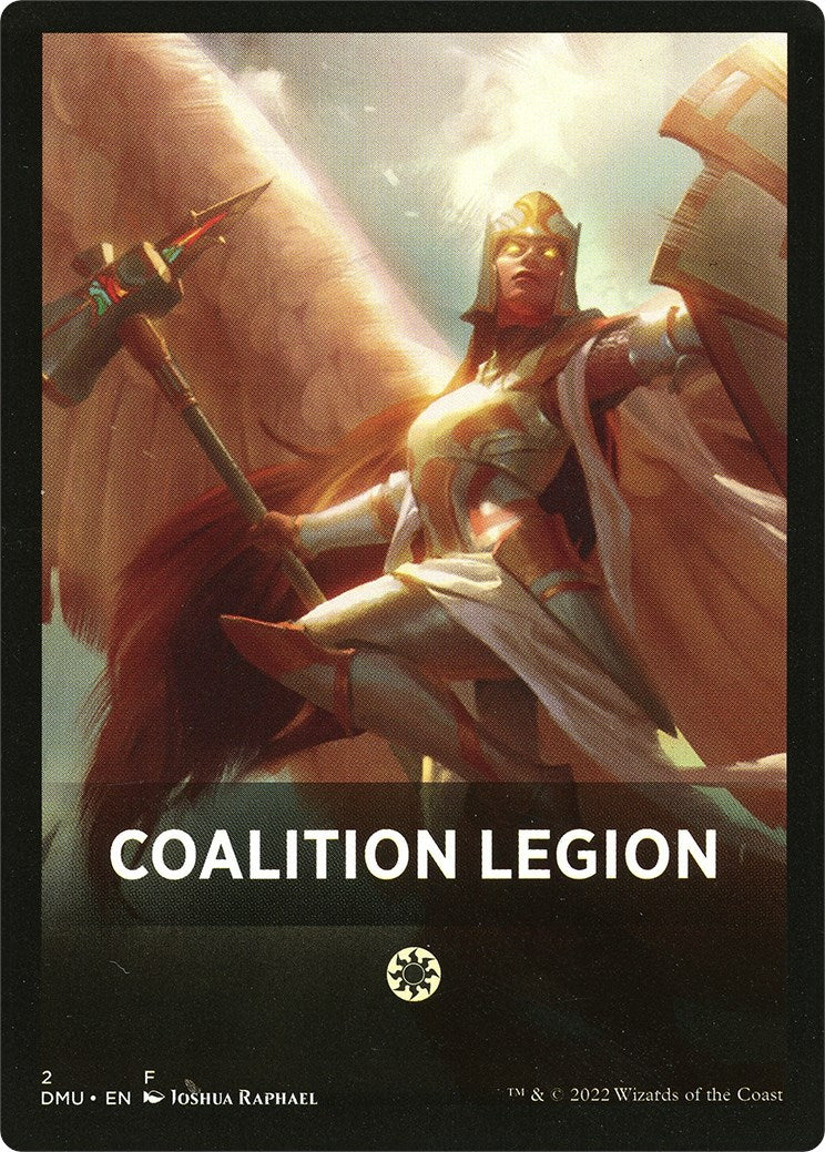 Coalition Legion Theme Card [Dominaria United Tokens] | Yard's Games Ltd