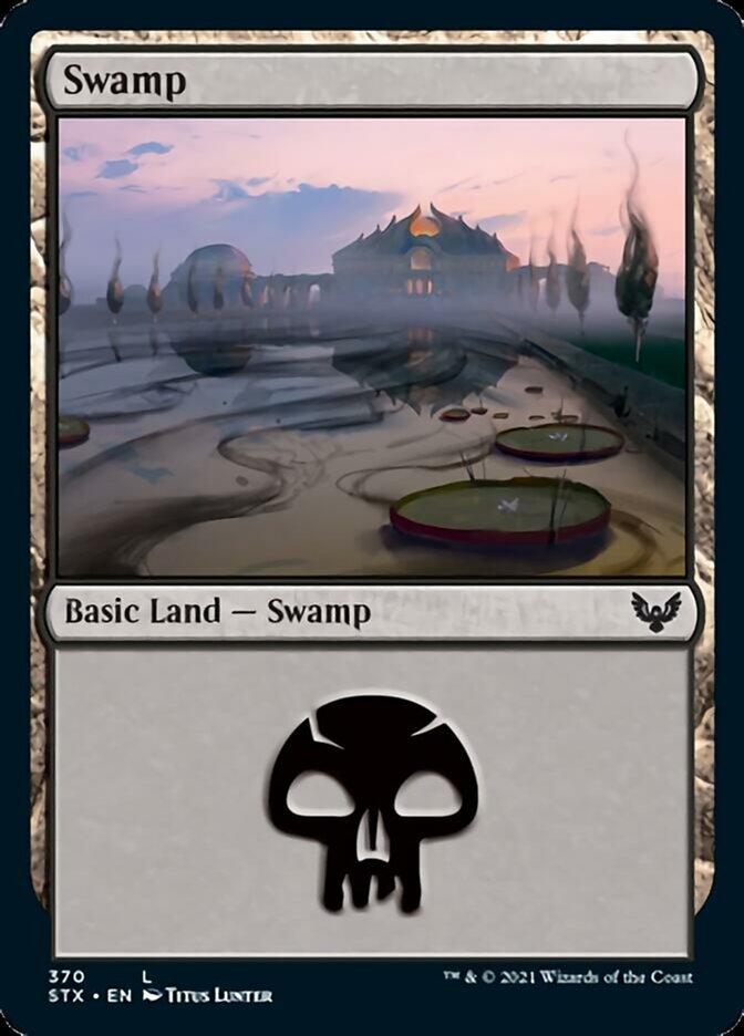 Swamp (370) [Strixhaven: School of Mages] | Yard's Games Ltd