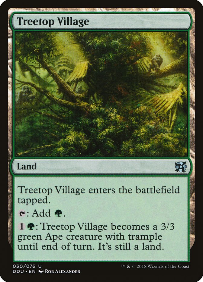 Treetop Village [Duel Decks: Elves vs. Inventors] | Yard's Games Ltd