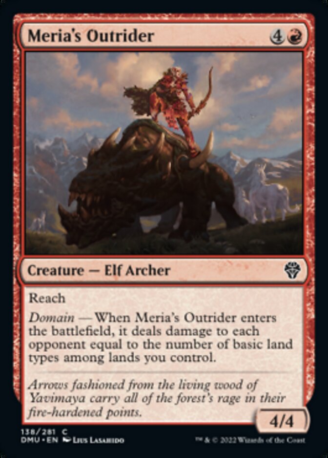 Meria's Outrider [Dominaria United] | Yard's Games Ltd