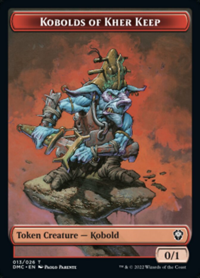Soldier // Kobolds of Kher Keep Double-Sided Token [Dominaria United Tokens] | Yard's Games Ltd