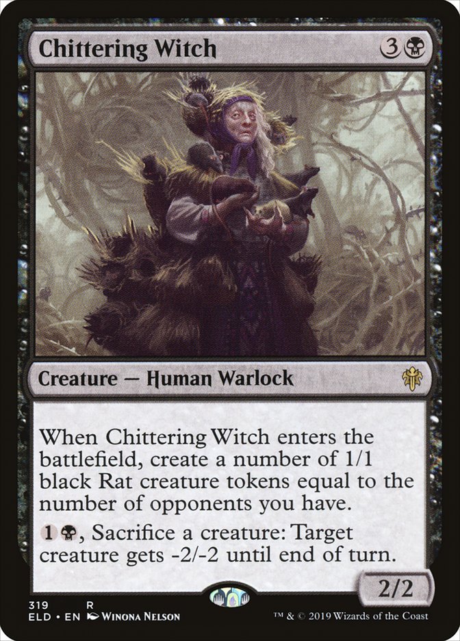 Chittering Witch [Throne of Eldraine] | Yard's Games Ltd