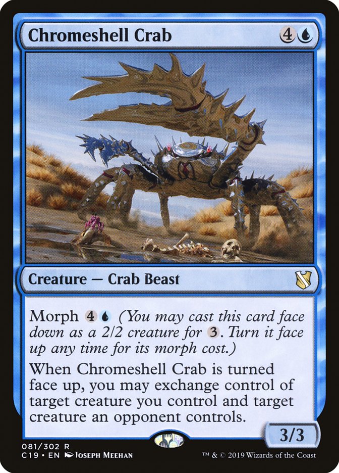 Chromeshell Crab [Commander 2019] | Yard's Games Ltd