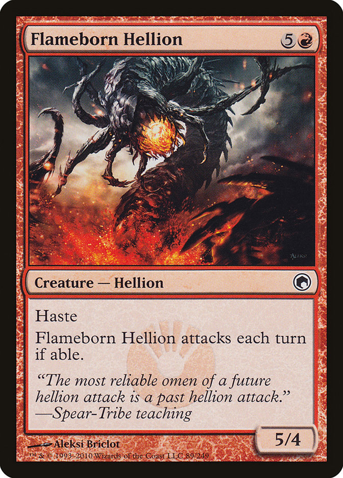 Flameborn Hellion [Scars of Mirrodin] | Yard's Games Ltd