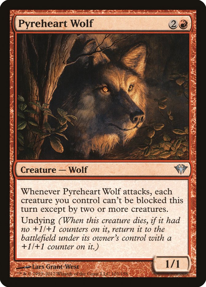 Pyreheart Wolf [Dark Ascension] | Yard's Games Ltd