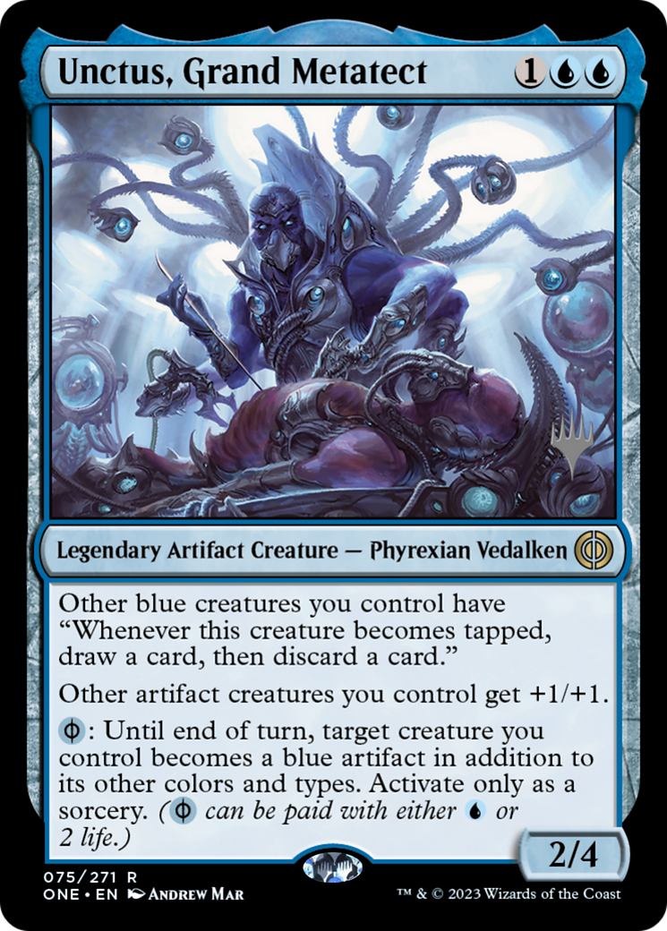 Unctus, Grand Metatect (Promo Pack) [Phyrexia: All Will Be One Promos] | Yard's Games Ltd