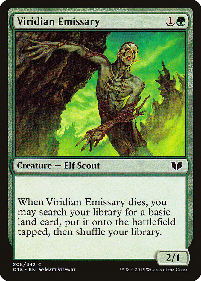 Viridian Emissary [Commander 2015] | Yard's Games Ltd