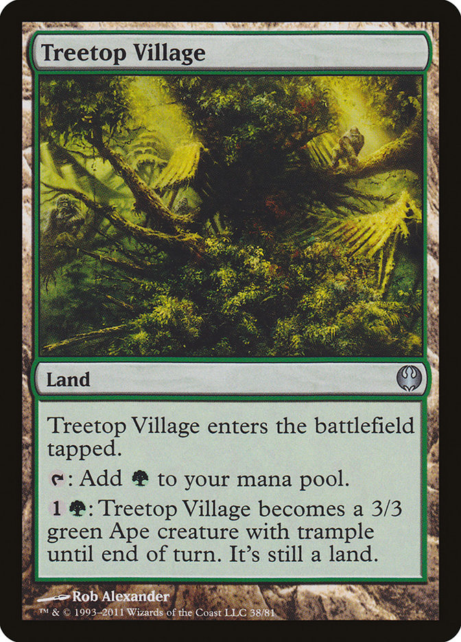 Treetop Village [Duel Decks: Knights vs. Dragons] | Yard's Games Ltd
