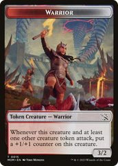 Warrior // Thopter Double-Sided Token [March of the Machine Tokens] | Yard's Games Ltd