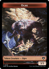 Treasure // Ogre Double-Sided Token [Commander Masters Tokens] | Yard's Games Ltd