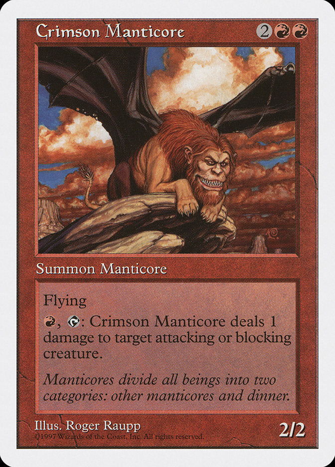 Crimson Manticore [Fifth Edition] | Yard's Games Ltd