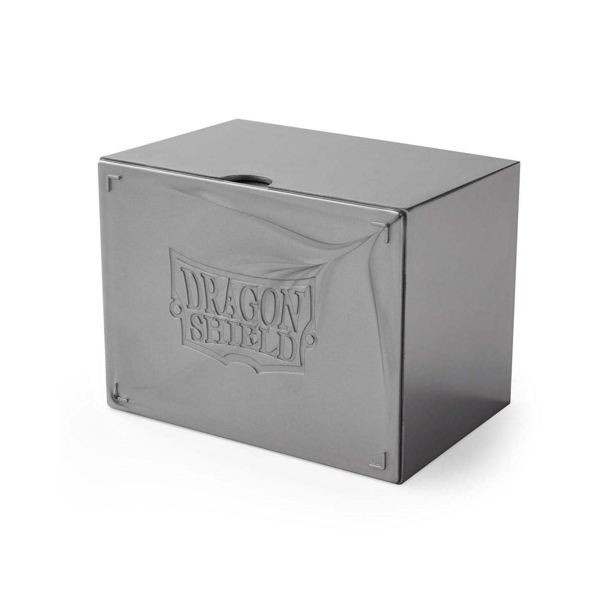 Dragon Shield: Strongbox - Silver (Gaming Box) | Yard's Games Ltd