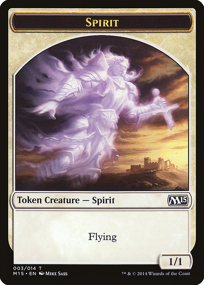 Spirit Token [Magic 2015 Tokens] | Yard's Games Ltd
