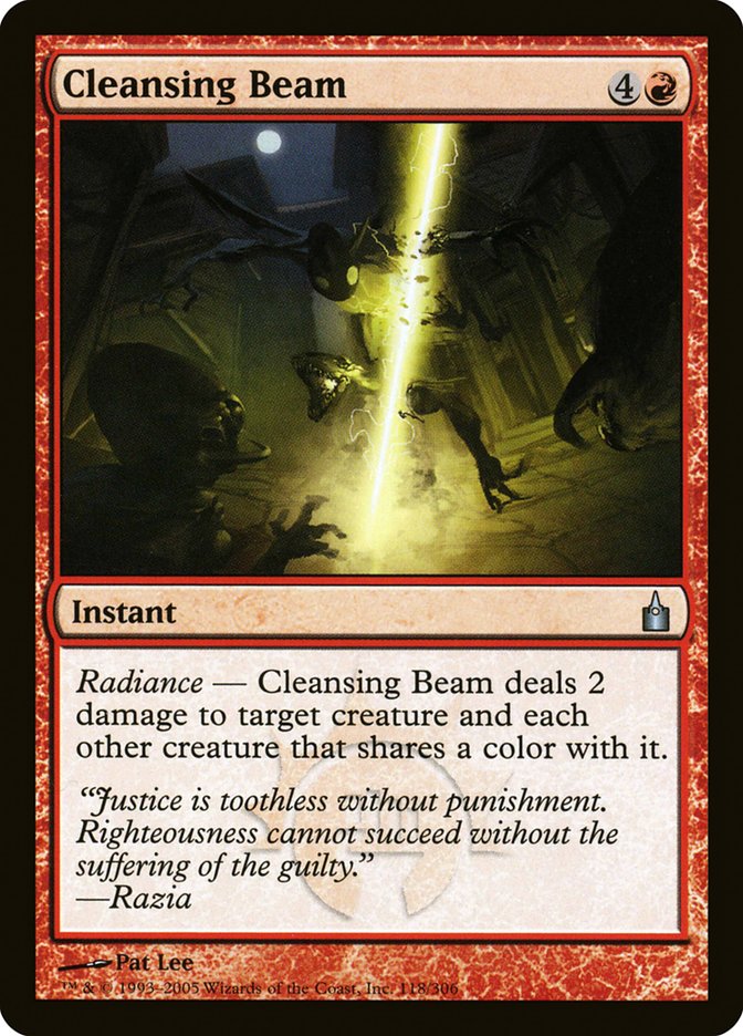 Cleansing Beam [Ravnica: City of Guilds] | Yard's Games Ltd