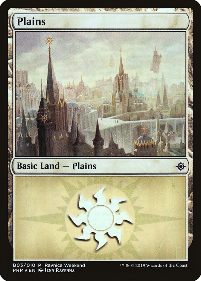 Plains (B03) [Ravnica Allegiance Guild Kit] | Yard's Games Ltd