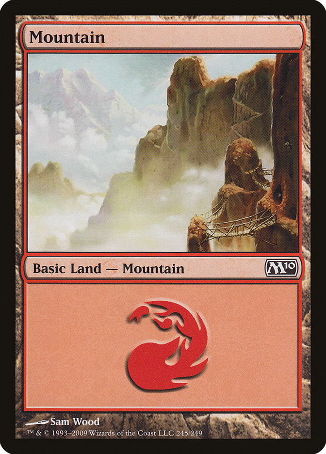 Mountain (245) [Magic 2010] | Yard's Games Ltd