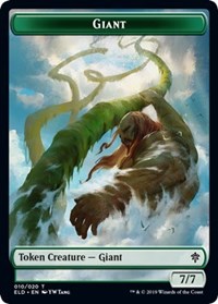 Giant // Food (17) Double-Sided Token [Throne of Eldraine Tokens] | Yard's Games Ltd