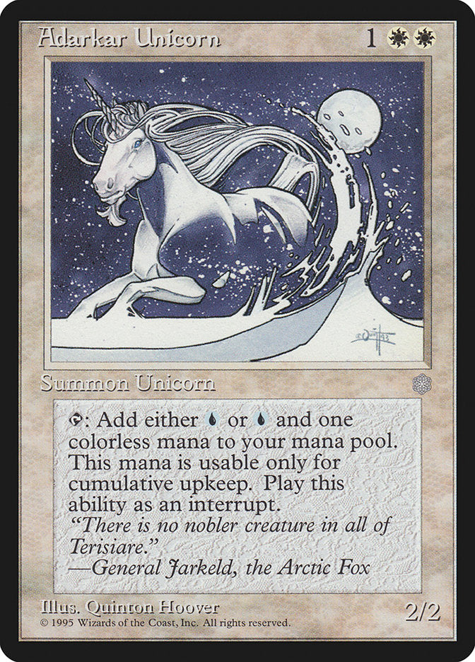 Adarkar Unicorn [Ice Age] | Yard's Games Ltd