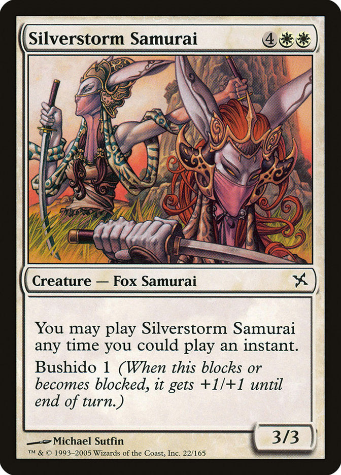 Silverstorm Samurai [Betrayers of Kamigawa] | Yard's Games Ltd