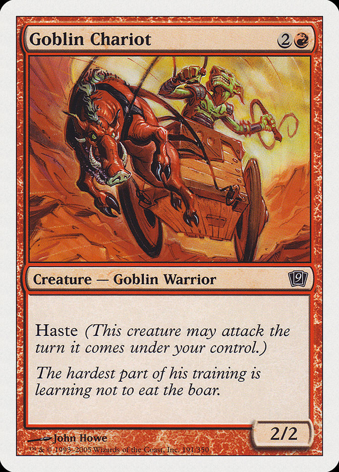Goblin Chariot [Ninth Edition] | Yard's Games Ltd