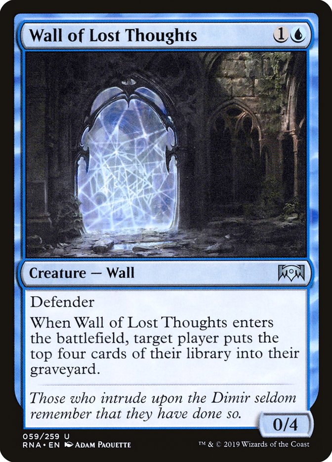 Wall of Lost Thoughts [Ravnica Allegiance] | Yard's Games Ltd