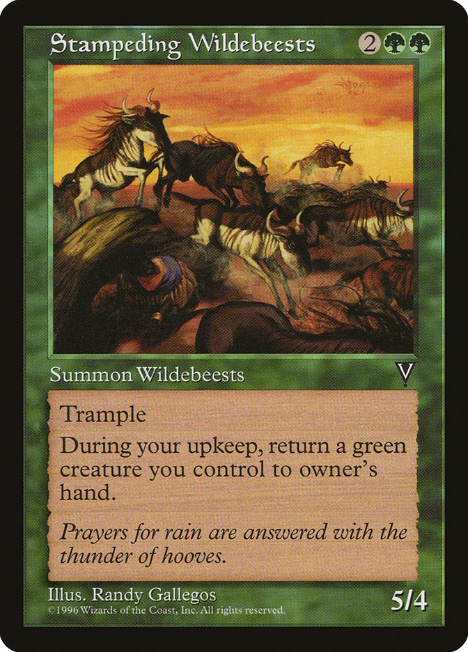 Stampeding Wildebeests [Visions] | Yard's Games Ltd