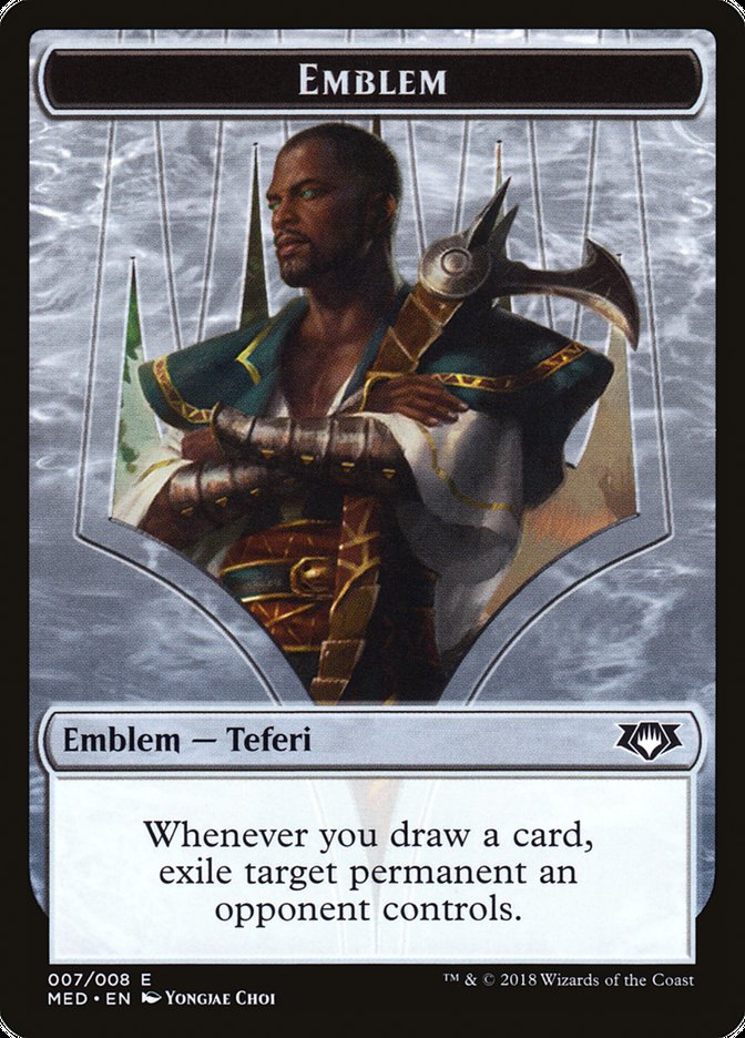 Teferi, Hero of Dominaria Emblem [Mythic Edition Tokens] | Yard's Games Ltd