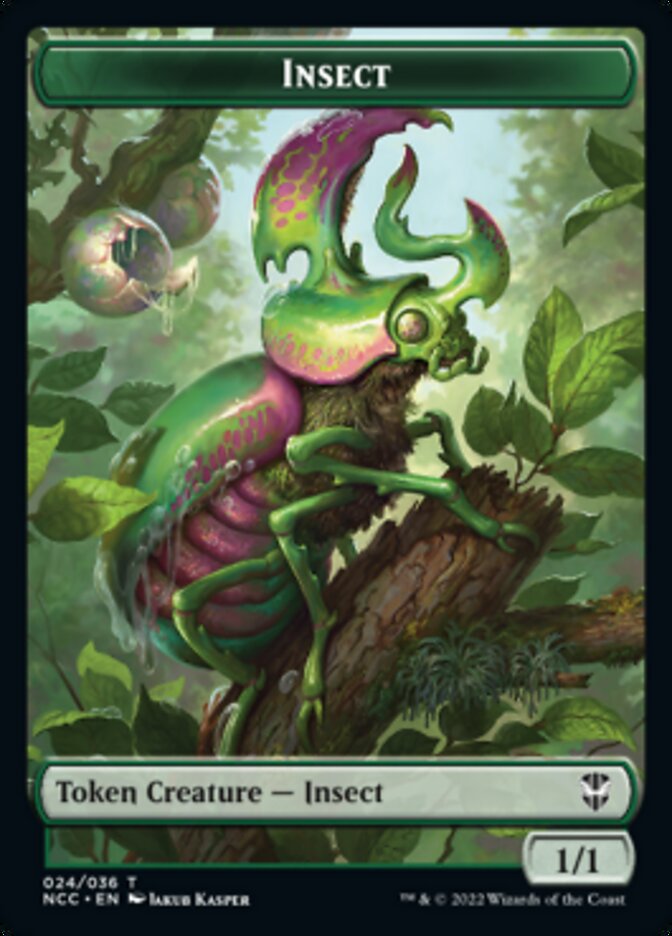 Ogre // Insect Double-Sided Token [Streets of New Capenna Commander Tokens] | Yard's Games Ltd