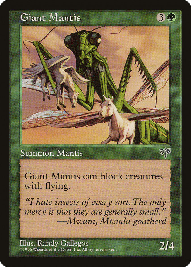 Giant Mantis [Mirage] | Yard's Games Ltd