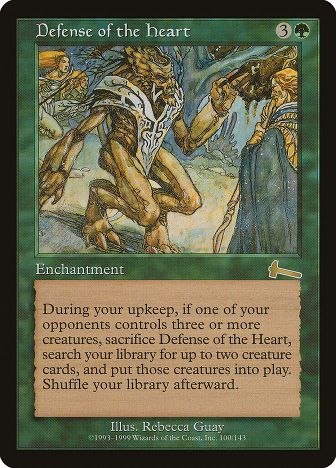 Defense of the Heart [Urza's Legacy] | Yard's Games Ltd