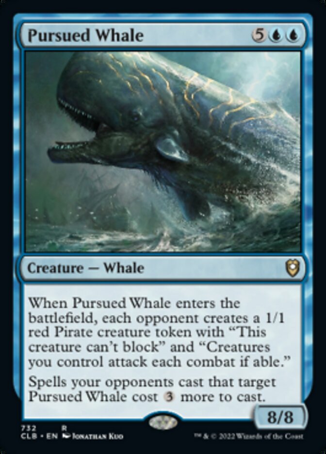 Pursued Whale [Commander Legends: Battle for Baldur's Gate] | Yard's Games Ltd