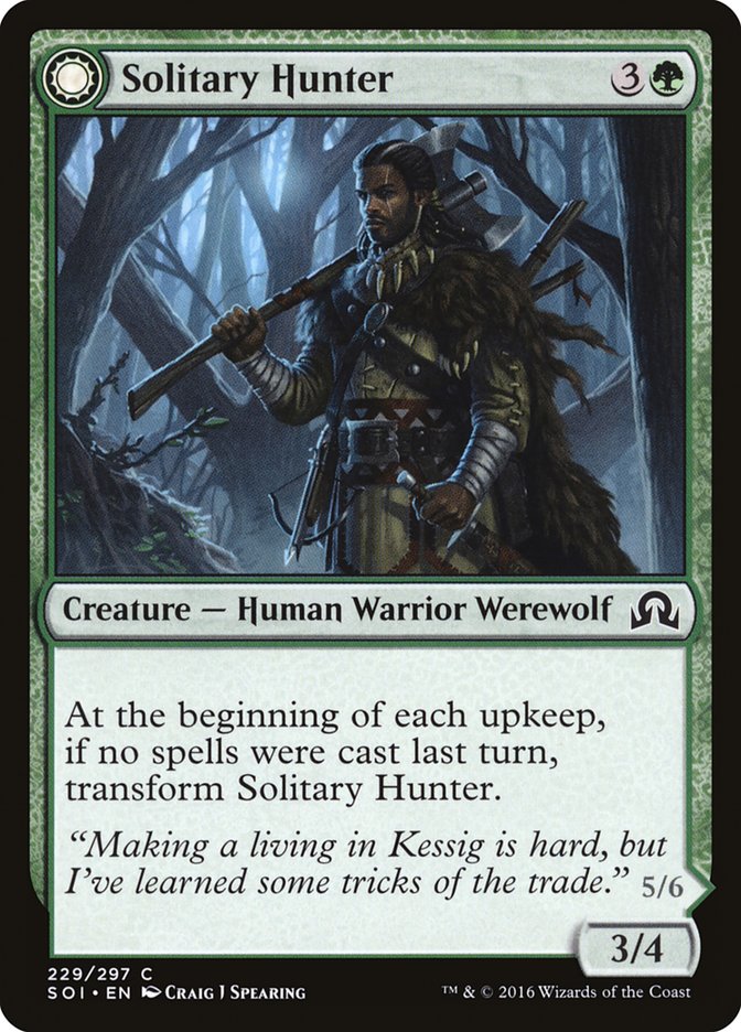Solitary Hunter // One of the Pack [Shadows over Innistrad] | Yard's Games Ltd