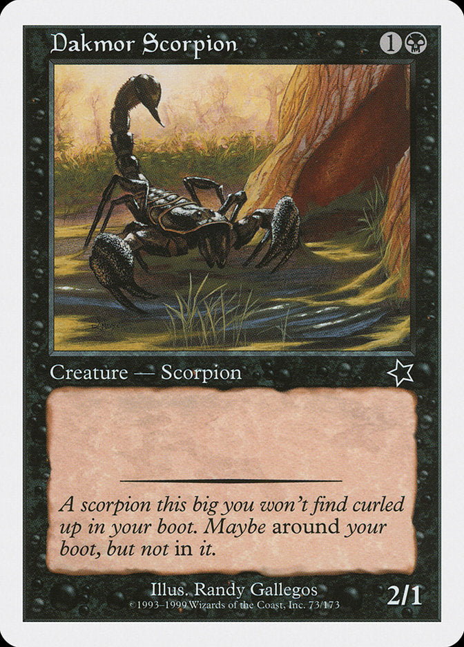 Dakmor Scorpion [Starter 1999] | Yard's Games Ltd